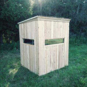Cedar Hinged Window Deer Blind