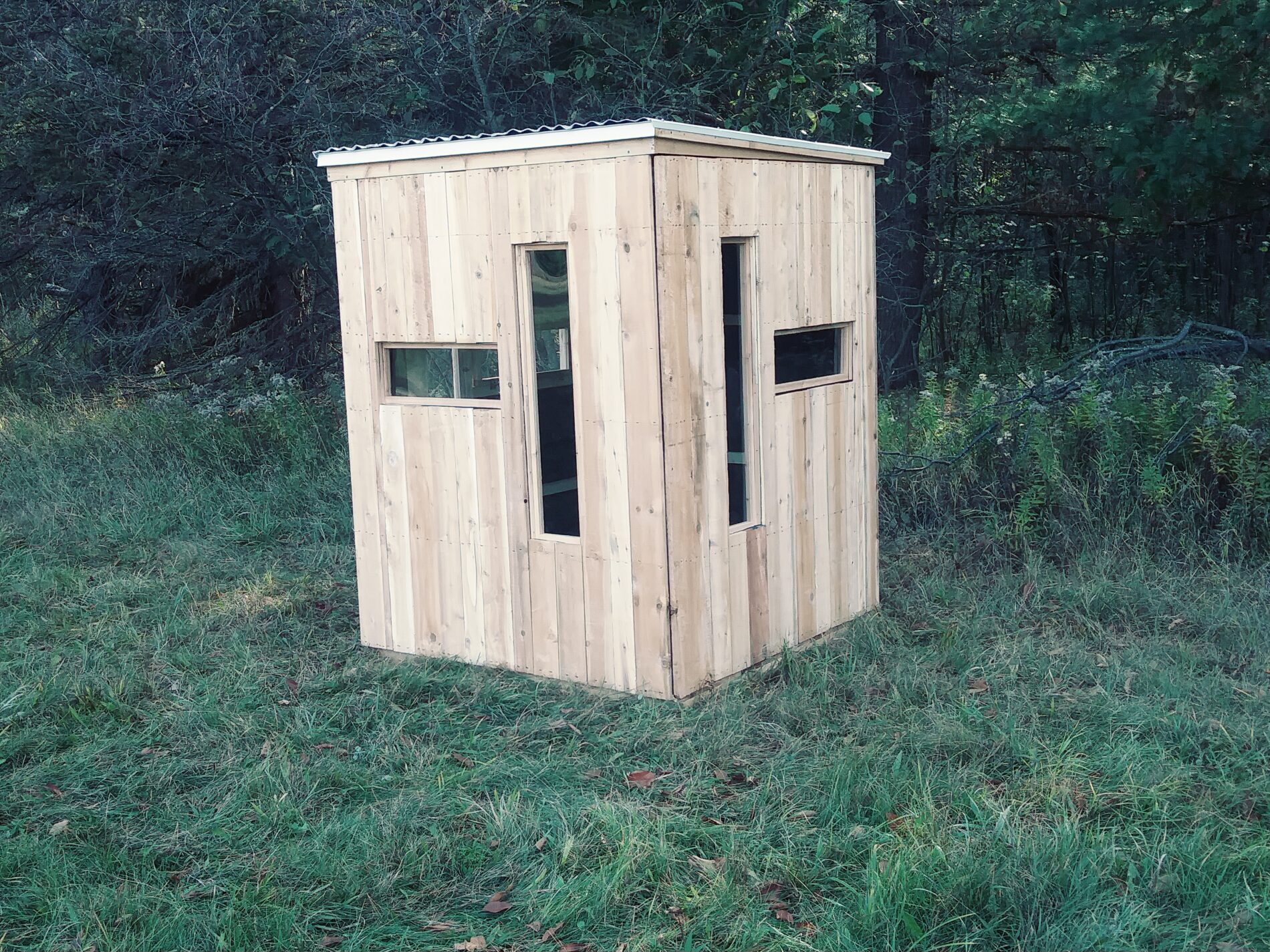 Hunting Deer Blinds Cedar Wood Hunting Blind Kits Productive Cedar 