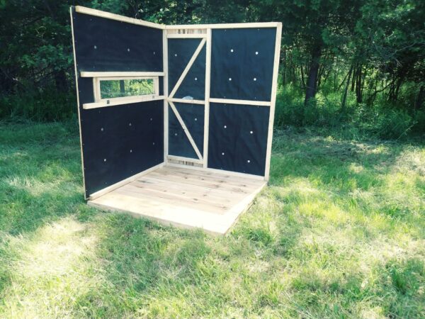 Hinged Window Deer Blind