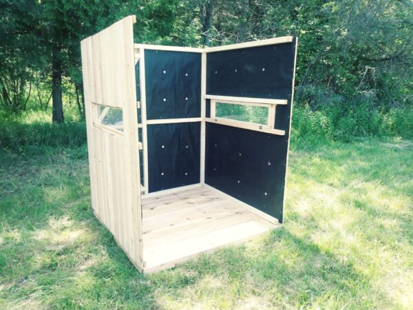 Hinged Window Deer Blind
