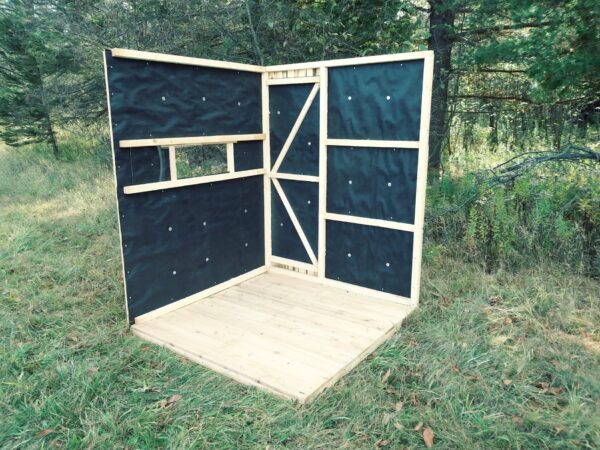 Slide Window Deer Blind